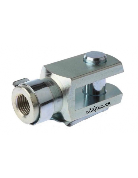 Gabelkopf M4x0,7 mit Klammer 4x8 - ADAJUSA