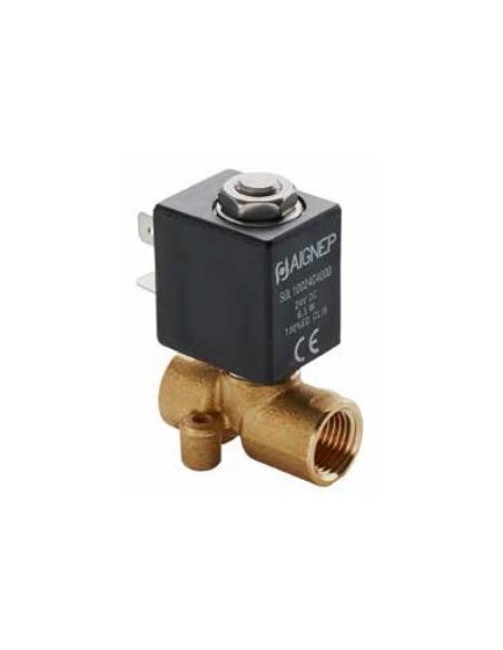 Fluid solenoid valve 1/4 2/2 closed combined drive - ADAJUSA