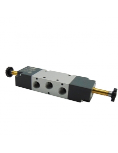 Solenoid valve 1/4 5/2 bistable BASIC - Metal Work - ADAJUSA 2