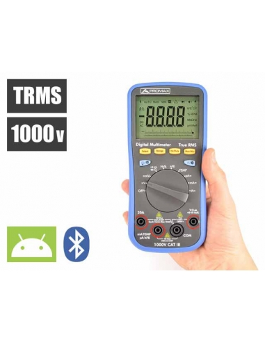 Digital Multimeter TRMS Bluetooth PD-352 PROMAX / ADAJUSA