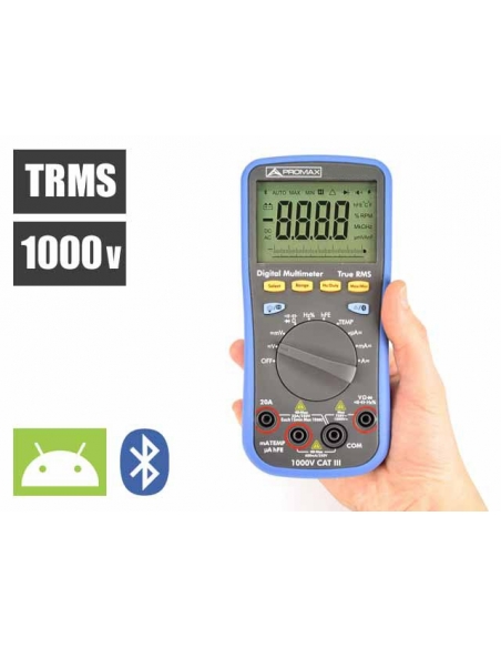 Digital Multimeter TRMS Bluetooth PD-352 PROMAX / ADAJUSA