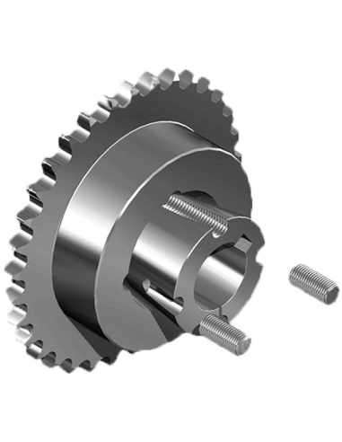 Simple sprockets with taper 16B-1 ISO 606 - ADAJUSA