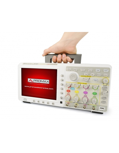 Touch screen oscilloscope 200MHz PROMAX / ADAJUSA