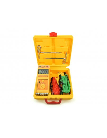 PE-335 Digitales Erdungswiderstandsmessgerät mit Kabelschuhen - PE-335 - PE-335 PROMAX