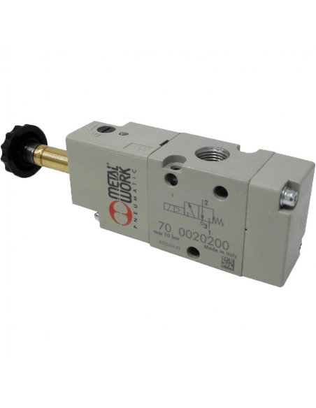 3/8 monostabiles 3-Wege-Magnetventil NO - Metal Work - ADAJUSA