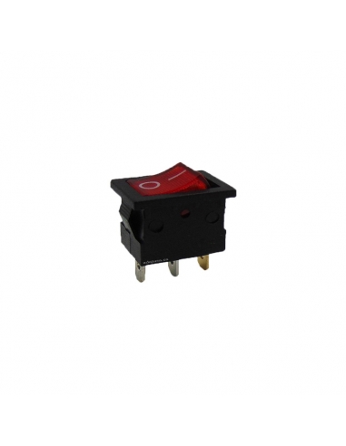 Red light switch 6A-250V Adajusa