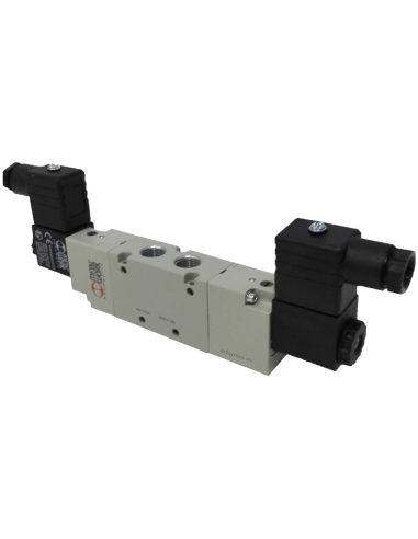 Solenoid valve 3/8 5/3 closed centres 24 Vdc - Metal Work