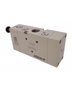 magnetventil 1/2 3-Wege monostabil stromlos offen 110Vac 5VA - Metal Work - ADAJUSA 2
