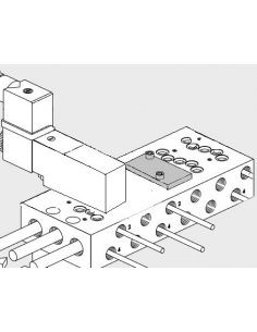Blindabdeckung für unbenutzte Stellen Serie 70 Metal Work - ADAJUSA 2