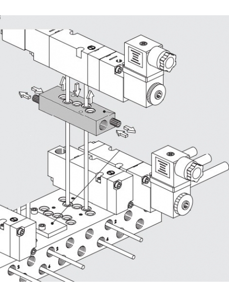Dual Exhaust Regulation Kit 1/8 Series 70 Metal Work - ADAJUSA