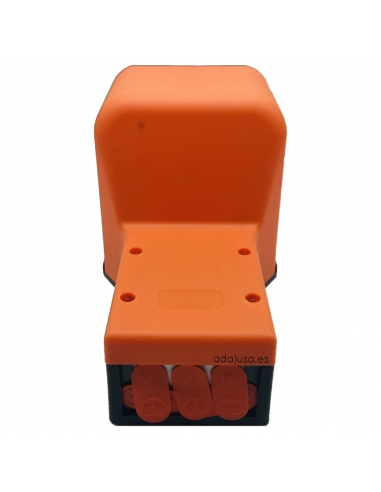 Pneumatisches Pedal 3/2 Durchmesser 4 mm bistabil mit Schutz Metal Work - ADAJUSA