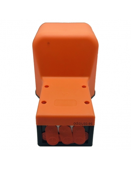 Pneumatisches Pedal 3/2 Durchmesser 4 mm bistabil mit Schutz Metal Work - ADAJUSA