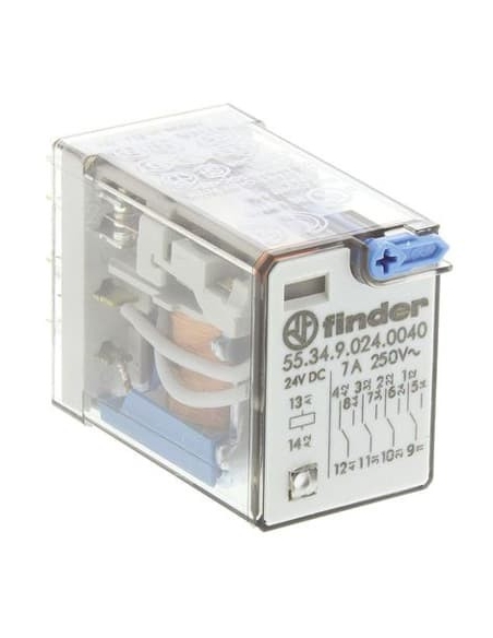 Relais 4 Kontakte 7A, 24Vdc FINDER Serie 55