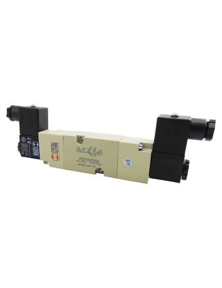 NAMUR bistable 5/2 solenoid valve with coil 24Vdc Metal Work - ADAJUSA