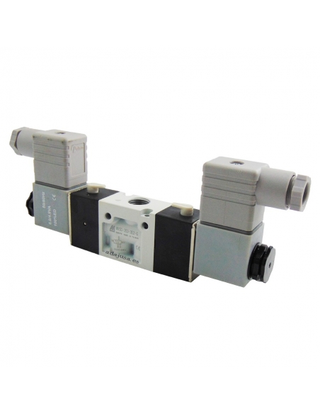 3/8 3-Wege-Magnetventil, bistabil, 230Vac Mindman S.300 - ADAJUSA
