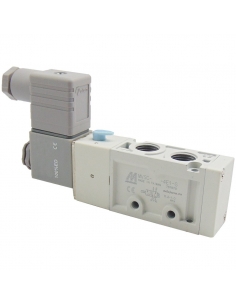 Magnetventil 3/8 5 Wege monostabile Magnetspule 110Vac Mindman S.300 - ADAJUSA