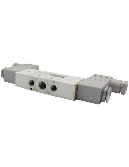 Magnetventil 3/8 5 Wege bistabil 230Vac - Mindman S.300 - ADAJUSA