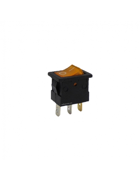 Yellow light switch 6A-250V Adajusa