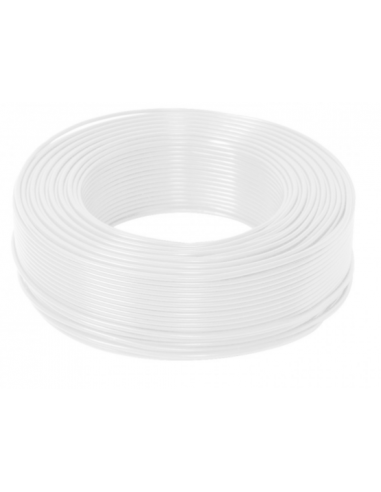 Flexible unipolar cable 0.5mm2 white Adajusa