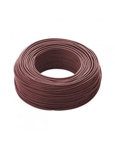 Einpoliges flexibles Kabel 0,5mm2 Farbe braun Adajusa