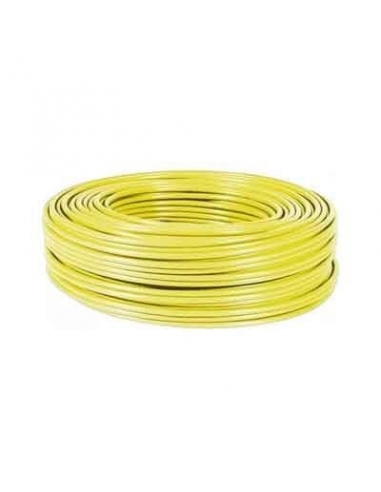 Einpoliges flexibles Kabel 0,5mm2 gelb Adajusa