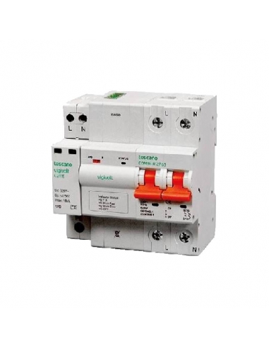 Transient and permanent surge protector plus undervoltage IGA 2x50A automatic rearmament Vigivolt toscano Adajusa