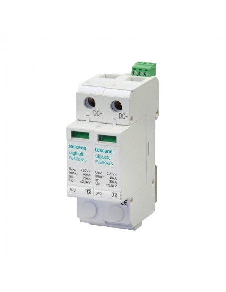 Überspannungs-Ableiter für Photovoltaikanlagen T1+T2 FV2-600/2S Toscano / Adajusa
