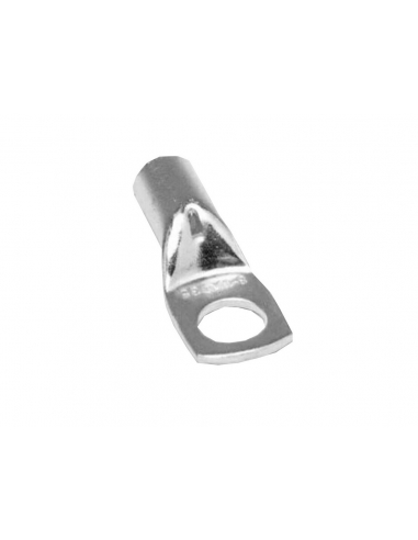 Terminal tubular de cobre 6 mm2 para taladro 8 mm