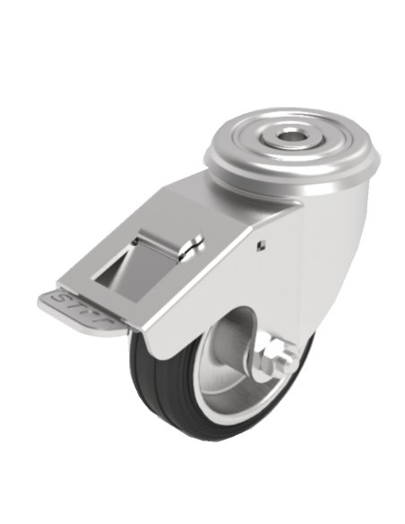 Lenkrolle Durchmesser 80 mit Bremse - ADAJUSA