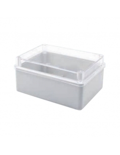 Kunststoffbox 310x230x130mm glatter transparenter Deckel