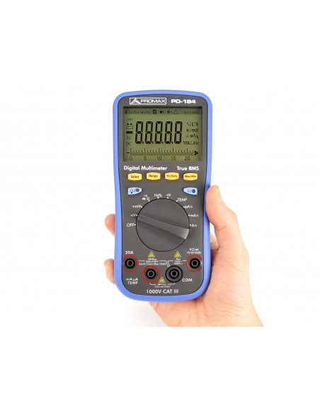 TRMS digital multimeter PD-184 PROMAX / ADAJUSA