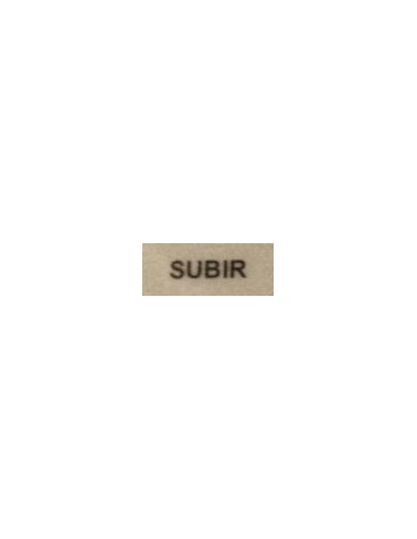 Etiqueta "SUBIR"