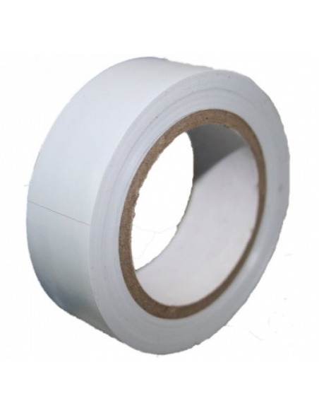 Weißes Isolierband 19mmx0,13mm 10m Spule | ADAJUSA