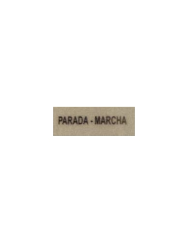 Etiqueta "PARADA-MARCHA"