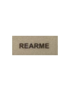 REARME" Etikett