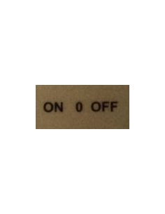 Etikett "ON-0-OFF
