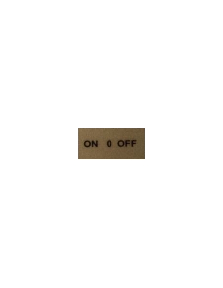 Label "ON-0-OFF"