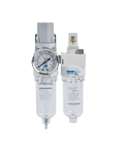 Filtergruppe 1/4 Metall mit Manometer - Mindman