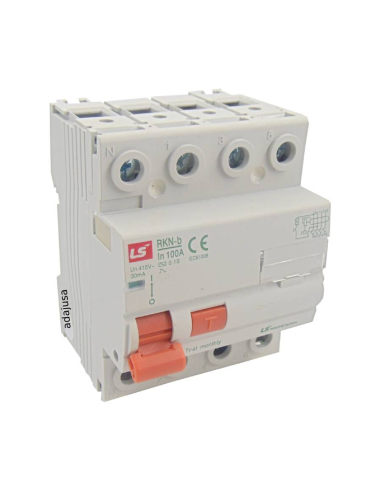 4-polig differentiell 80A 30mA -  LS