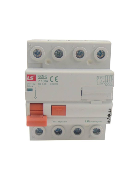 4-polig differentiell 80A 30mA -  LS