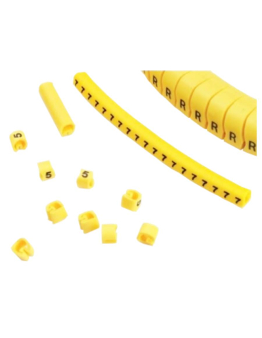 E"-Markierer für 1 bis 2,5mm Kabel (Beutel 100 Stück)