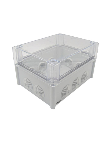 Thermoplastische Box 200x155x125mm mit Konen und hochtransparentem Deckel | ADAJUSA