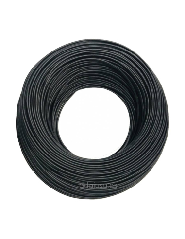 Rollo de cable flexible unipolar 1.5 mm2 color negro 25m