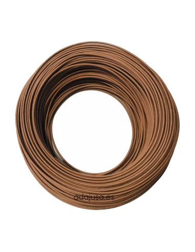 Rollo de cable flexible unipolar 10 mm2 color marrón 50m