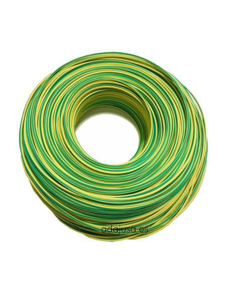 Rolle einpoliges flexibles Kabel 10 mm2 erdfarben 50m