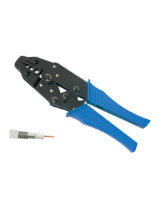 Crimpmaschine für Koaxialkabel RG 58/59/6 COAX2 | ADAJUSA
