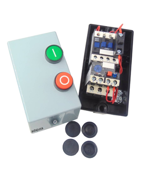 Stop switch box contactor + thermal relay 9-13A | Adajusa