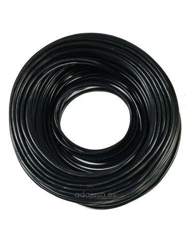 Abgeschirmter Schlauch 3x1mm (3G1) PVC schwarz | Adajusa
