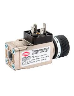 Einstellbarer Vakuumschalter 1/4 mit Stecker - ADAJUSA