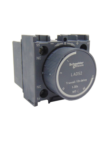 Timer to contactor 1-30 sec delay to LADS2 connection Schneider / Adajusa